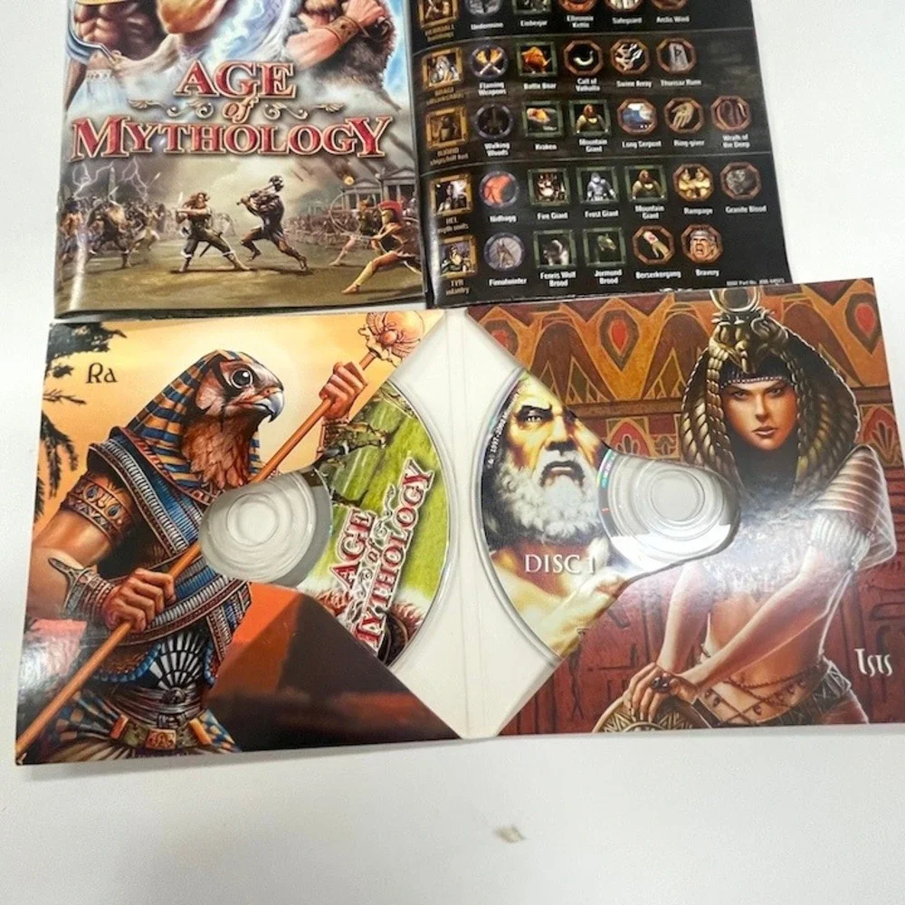 Age of Mythology PC Big Box 2002 Microsoft Ensemble Studios Complete RTS Game